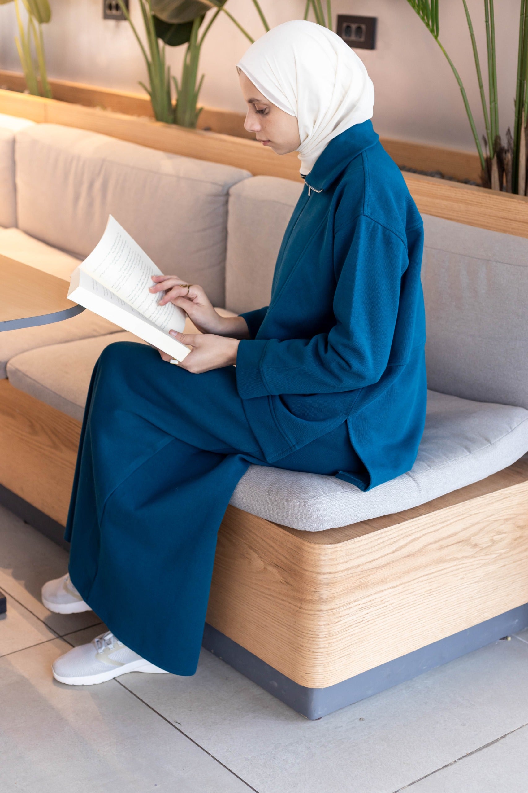 Classic Blue Skirt Set