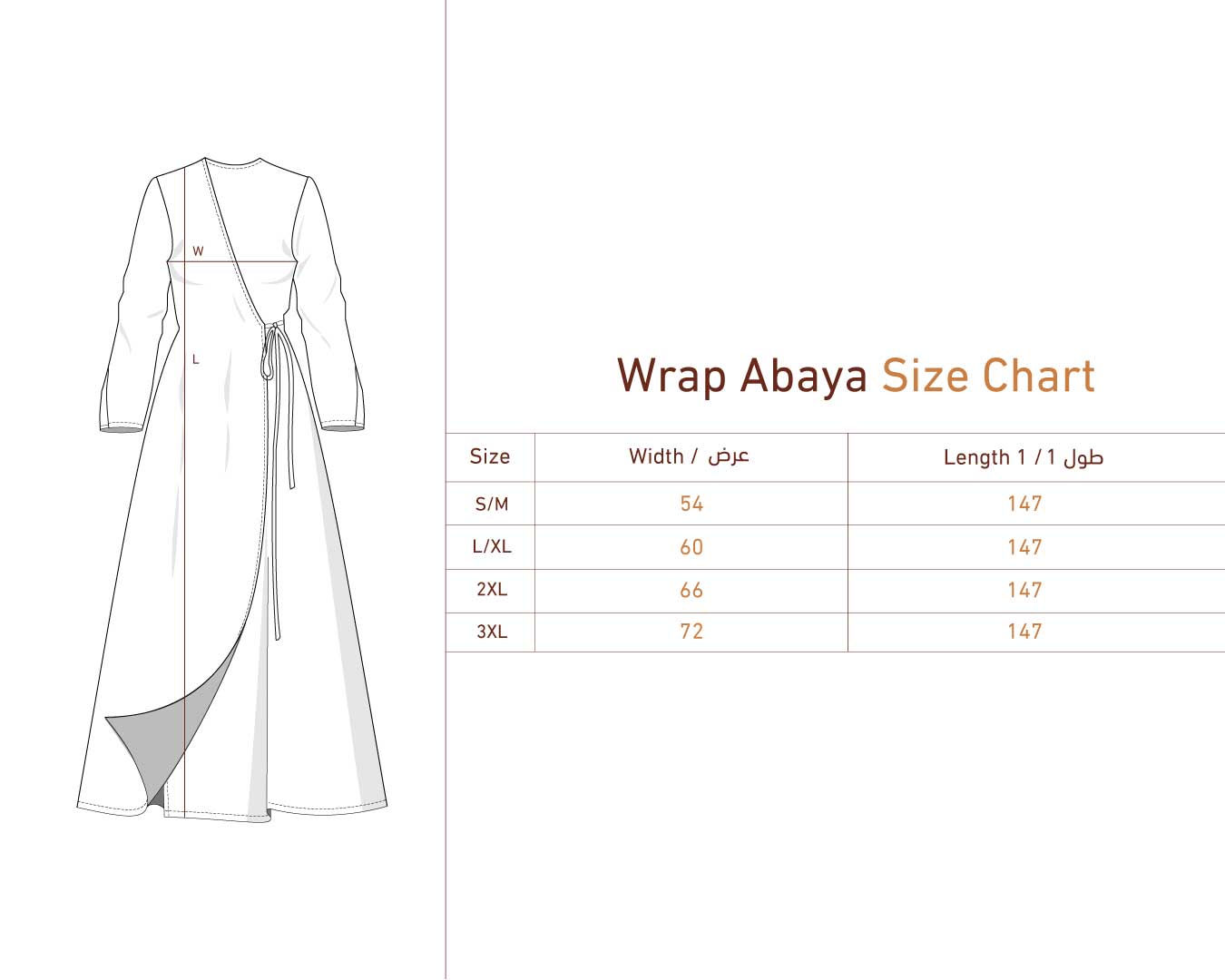Wrap Abaya